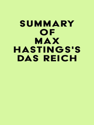 cover image of Summary of Max Hastings's Das Reich